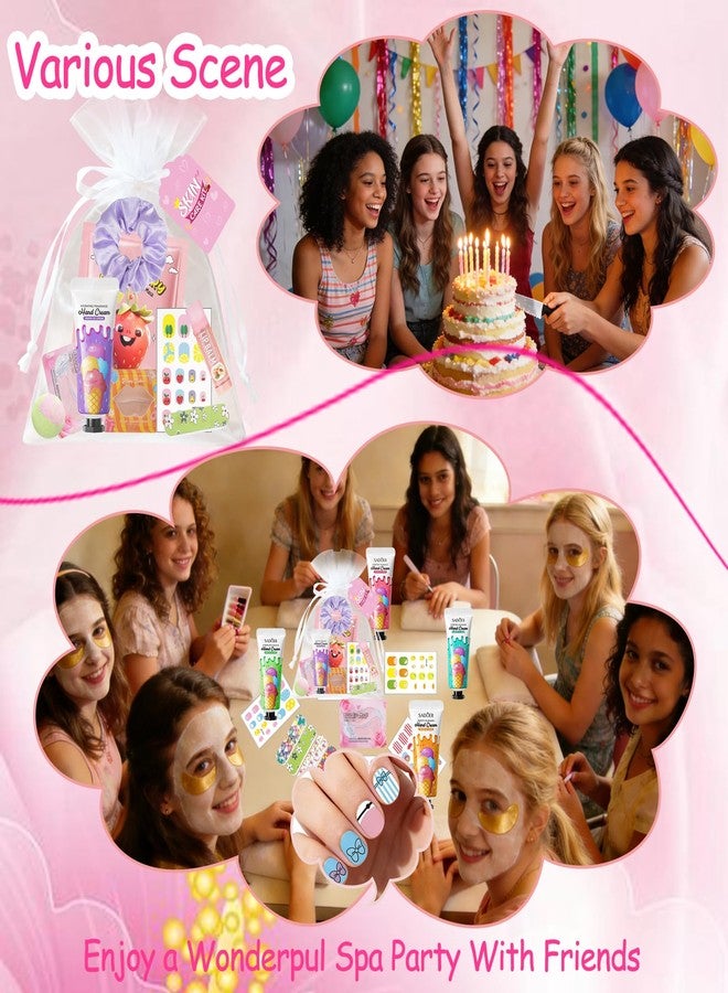 SSGP 96 PCS Spa Party Supplies for Women,Spa Day Favors Essentials Include Face Masks Skincare, Games, Lip Balm, Under Eye Patches, Foot Bath Bomb,Sleepover Party Supplies Birthday Kit for Women Gift Set - Image 5